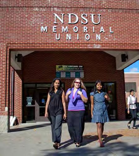 ALL THE SUPPORT YOU LL NEED Studying at NDSU may take you thousands of miles away from home, but you will never be truly alone.