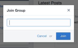 Joining a group a) Join my group Edmodo Basics by locating the Groups box on the left margin and clicking on the plus icon in the upper right hand corner of the box.