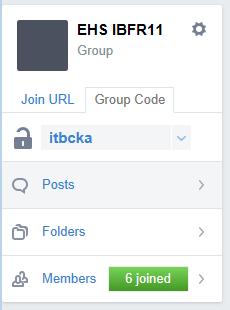 Locking & resetting the group code a) Because Edmodo wishes to keep your groups secure (that is, only give access to all of the information on your Edmodo account to the groups and members you have