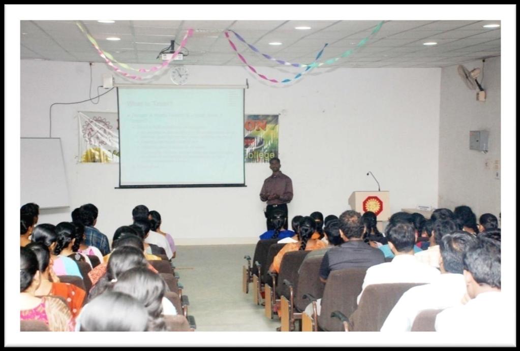 Guest Lecture by Mr. C.