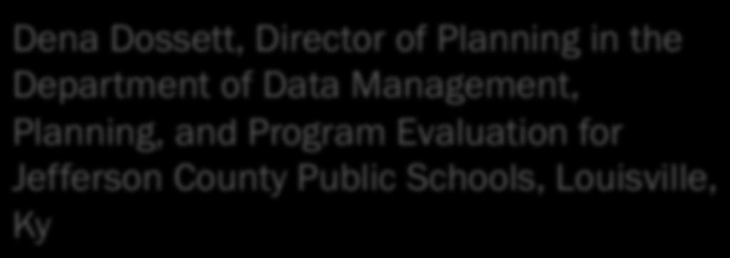 Planning, and Program Evaluation for