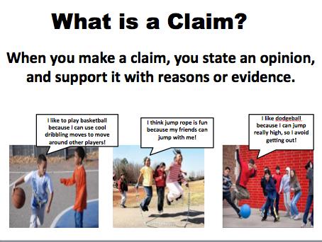 4th Grade Opinin MELD Lessns Aligned t CCSS Discussin Prtcl: Give One, Get One 2. Students will practice making claims by stating an pinin abut a tpic, and supprting their pinins with reasns.