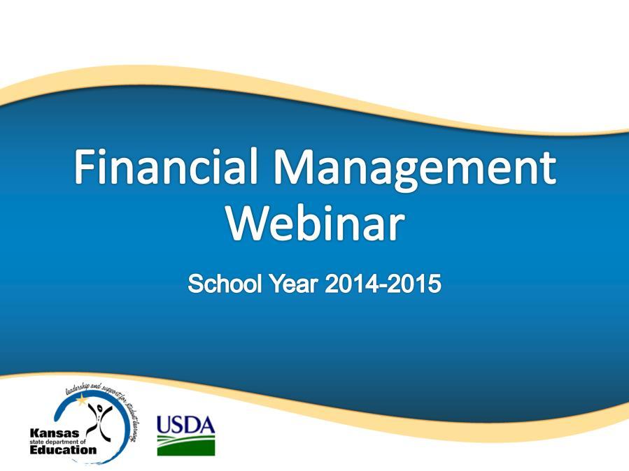 Financial Management Webinar, SY