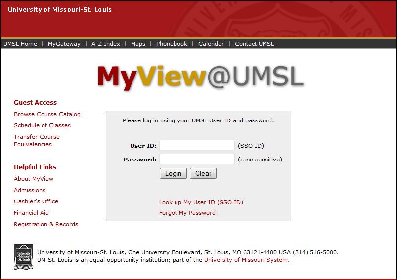 Use Internet Explorer, Firefox, or Safari to access MyView.
