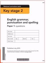 GRAMMAR, PUNCTUATION & SPELLING (GPS) Paper 1: Grammar, punctuation and vocabulary Paper 2: