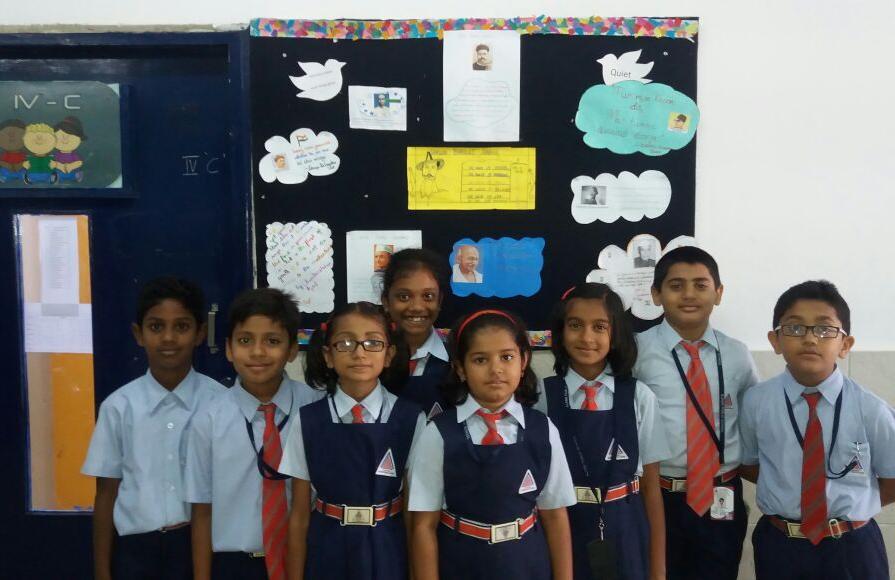Date: 09-08-2016 Class: IV Activity: Slogan writing Report: Students of Std IV participated in
