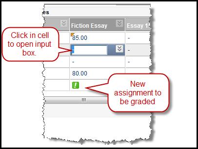 Grading Assignments All assignments are graded through the Grade Center in Blackboard. Instructors access the Grade Center through the link on the Control Panel.