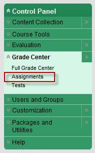 There are several ways that you can grade an assignment. First, you can click on any cell in the assignment column to open an input box where you can enter the grade.