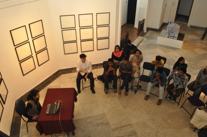 WORKSHOP: SHANTINIKETAN 20 MFA students from the art school at Shantiniketan (set up