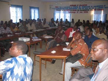 Lessons learned Awareness-raising seminar on the educational potential of ICT in the town of Tenkodogo (central-eastern region of Burkina Faso).