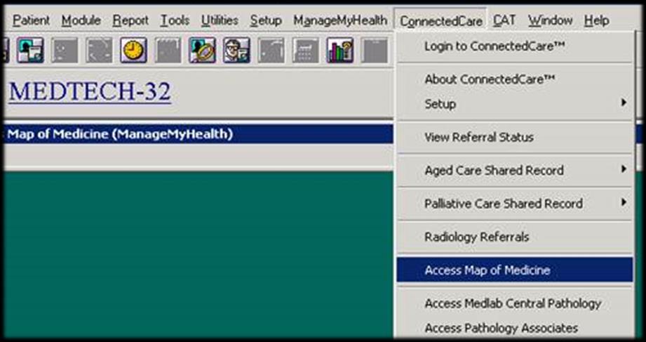 Medtech via the ConnectedCare Tab 5.