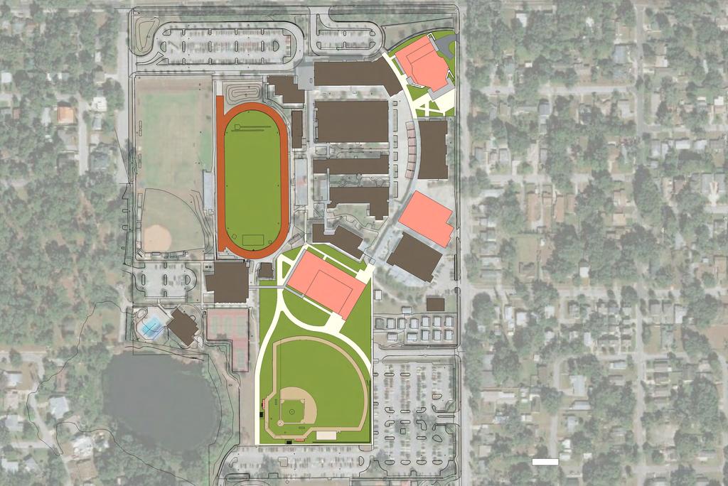 Boone High School Master Plan Phase 5 Parent Drop Bus Drop 0 Music Aud. 1 Field Capital Renewal Project COMPLETE Track, Field, and Stadium 1 Cafe. 800 Cafeteria Continues P.E. Locker Rooms Bus.