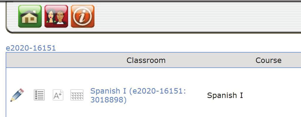 Click on the Classroom Properties button. 3. Type the desired number of lessons into the Lessons field. 4.