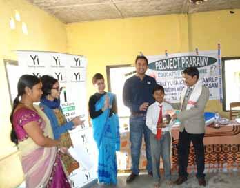 Sangathan joined hands and organized a Seminar on Volunteerism and Drawing Competition at Kahilipara Lower Primary School as part of the National Volunteering Week on 12th January 2014.