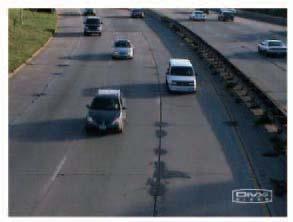 Figure 6: Frame of highway video 1 for classification of vehicles. Figure 7: Frame of highway video 2 for classification of vehicles.