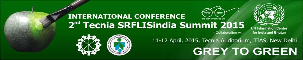 Tecnia Institute of Advanced Studies, Madhuban Chowk, Rohini (Delhi) and Satija Research Foundation for Library and Information Science (SRFLISindia) are jointly holding an International Conference