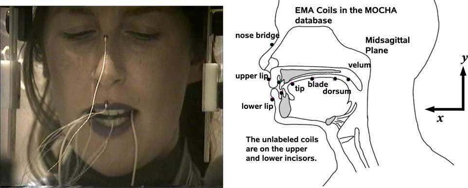 KATSAMANIS et al.: FACE ACTIVE APPEARANCE MODELING AND SPEECH ACOUSTIC INFORMATION 417 Fig. 3. On the left, a sample image of the MOCHA fsew0 speaker s face.