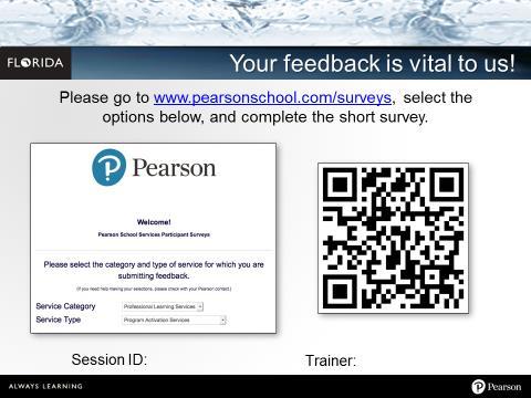 My Pearson Training provides comprehensive training materials and access to thousands of innovative and effective live and on-demand resources.