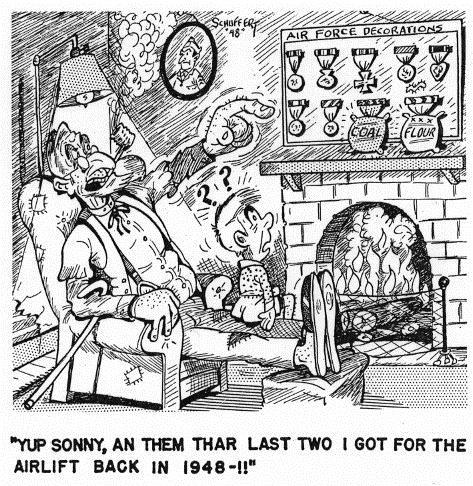 Source 10 Yup Sonny Berlin Airlift Cartoon by Jake Schuffert Sourcing questions: 1) Who was the creator of this cartoon?