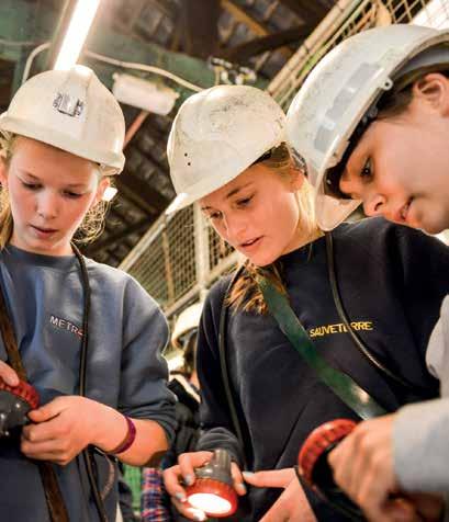 Hands on Tour This underground tour can be tailored to suit your group and includes the following interactive areas: > Underground stables - muck out, harness and feed a model horse > 19th century