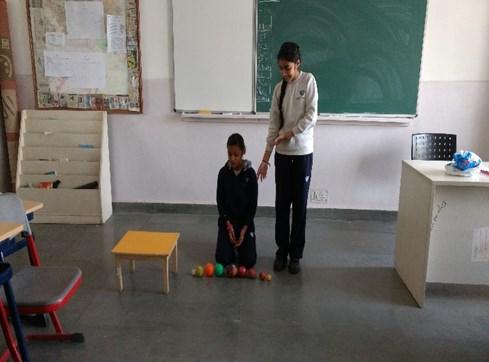 Conducted a role play to present how day and night occurs.
