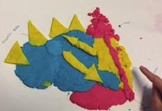 Year 7 News This half term Year 7 have been studying Plate Tectonics, we have had some fun with playdoh- modelling plate boundaries. Some photos of our successes are below.
