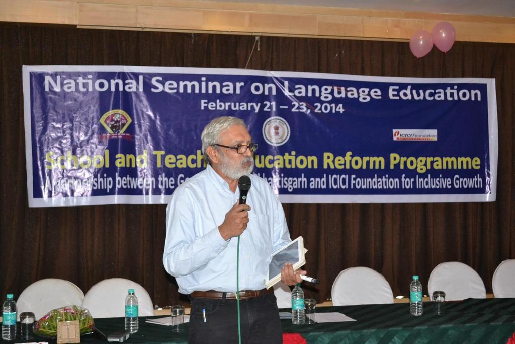 20 Prof. Rajesh Sachdeva briefly explained the importance of multilingualism in different states of the country.