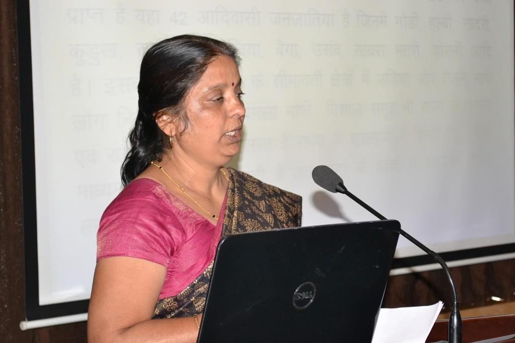 24 Dr. Vidya Dange shared her field work and experience on MLE in Chhattisgarh.