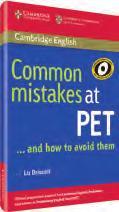 Book with answers and Audio CD 978-0-521-70821-0 Book without answers 978-0-521-70822-7 Cambridge Grammar for PET PHOTOCOPIABLE B1 Louise Hashemi and Barbara Thomas Intermediate This popular title