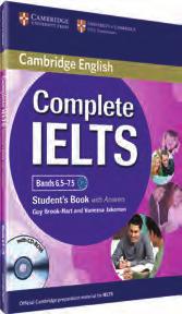 5 Comprehensive exam preparation for Academic and General Training modules 50 teaching hours, extendable to 70 Includes authentic IELTS practice test Bands 4-5 interactive ebook now available