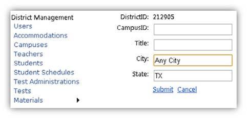 If you need to add any additional campus, click on New. If you need to edit an existing campus, click on Edit next to the campus name.