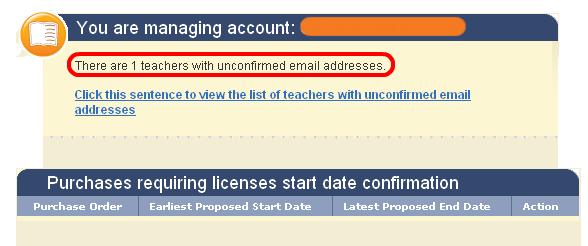 6 Managing Teachers and Students You can perform the following administrative functions to manage your ConnectED Account. Confirm a Teacher Email Address (section 6.