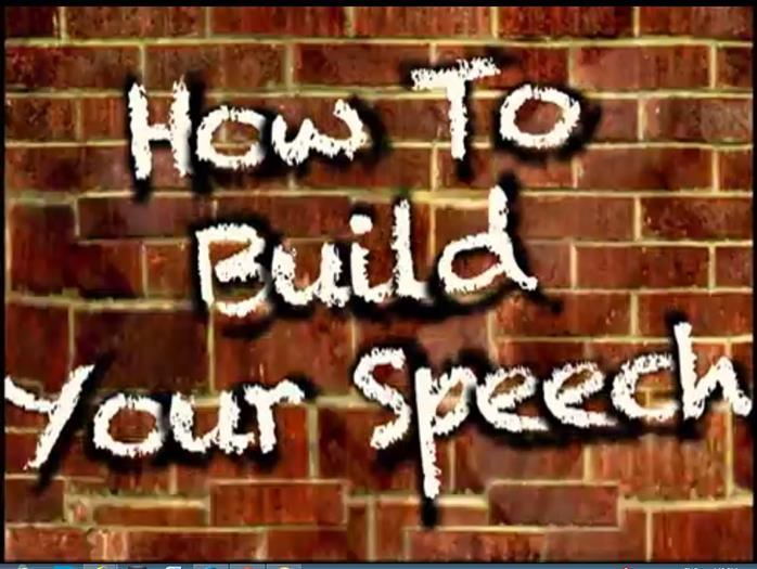 Building the Speech Know your purpose and audience - understand how to connect.