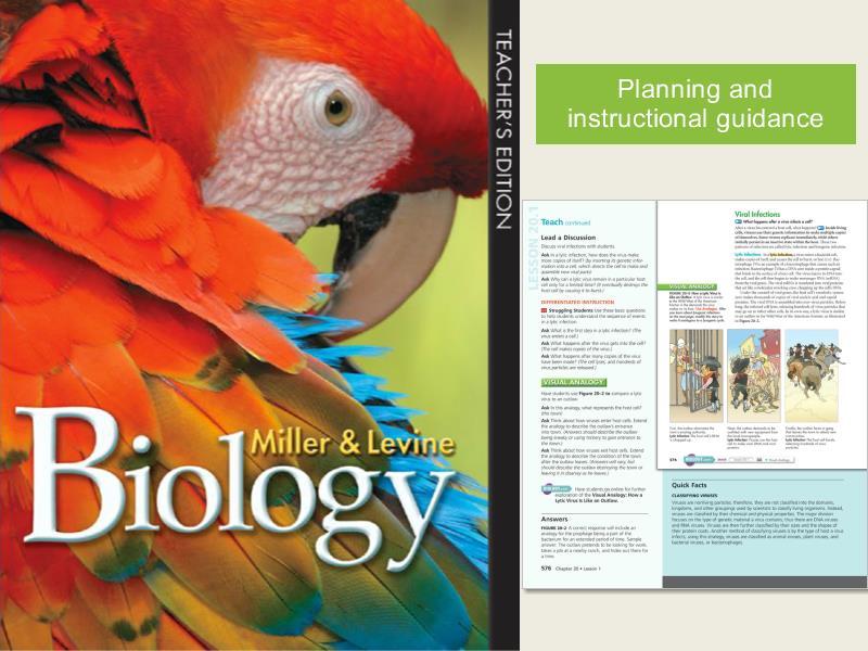 Print Resources An important print resource is the Teacher s Edition, which provides all of the planning and instructional guidance you ll need to support your teaching and the needs of your