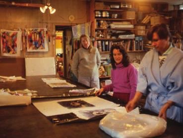 style of apprenticeship training emphasized the craft. The student honed skills with the intention of doing production work for sale or exhibition. The American classroom approach focused on art.