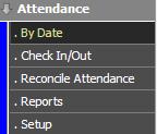 Attendance For more details, refer to the InformationNOW Attendance Quick By Date: Enter attendance records for a group of students for a selected date, level (All-day, Half-day, Tardy) and reason.
