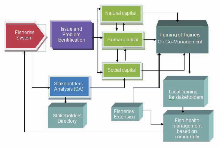 69 FIGURE 4.1 Scheme for improving the community s capacity to participate in a fisheries co-management framework Figure 4.