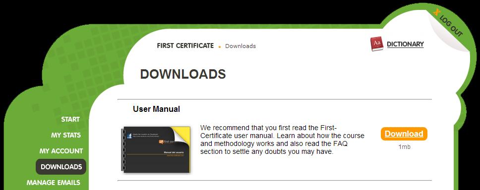 Downloads DOWNLOADS, in this section you will find the manual and other materials.