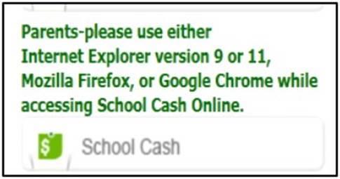 org/speakup2016/ SCHOOL CASH ONLINE School Cash Online is designed to be an easy to use, efficient online payment system. It is convenient, timely, secure, & accessible.