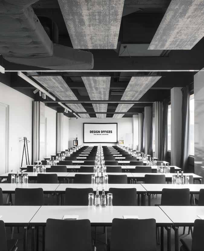 CONFERENCE SPACES WHERE KNOWLEDGE IS GENERATED Meetings are where you set the course for your future success. This calls for optimum flexibility guaranteed with our Conference Spaces.