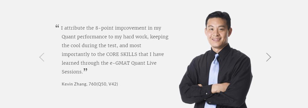 GMAT Live Prep is the only course in the world that dares to guarantee a 7-point score improvement.