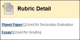Grading With Rubrics Once you have created a rubric and associated it with an assignment or assessment, you can use it