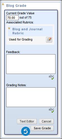 Complete grading using the rubric. 5.