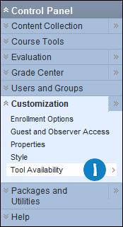 Making the Rubrics Tool Available The Blackboard administrator at your school determines if the Rubrics tool is accessible for courses, but, like other course tools, you can