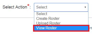 VIEW AND CHECK ROSTER The data manager uploads a roster file that links students to educators.