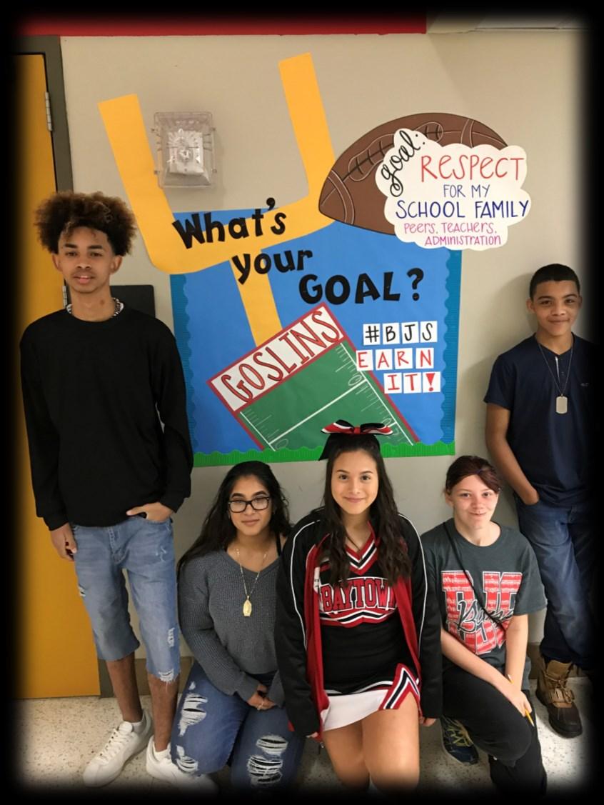 We encourage our students weekly to set academic goals for themselves during advisory.