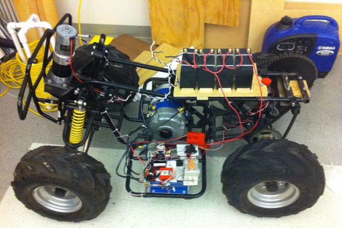 Figure 5 A Remote Control Driving and Steering System on an ATV Chassis IV.