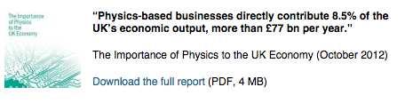 Applied Physics Physicists contribute a vast amount to the economy.