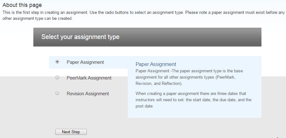 assignment point in a course has been created.