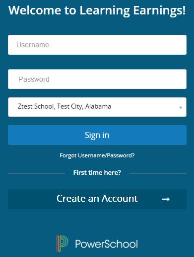 Sign In For new LE users, choose Create an Account.